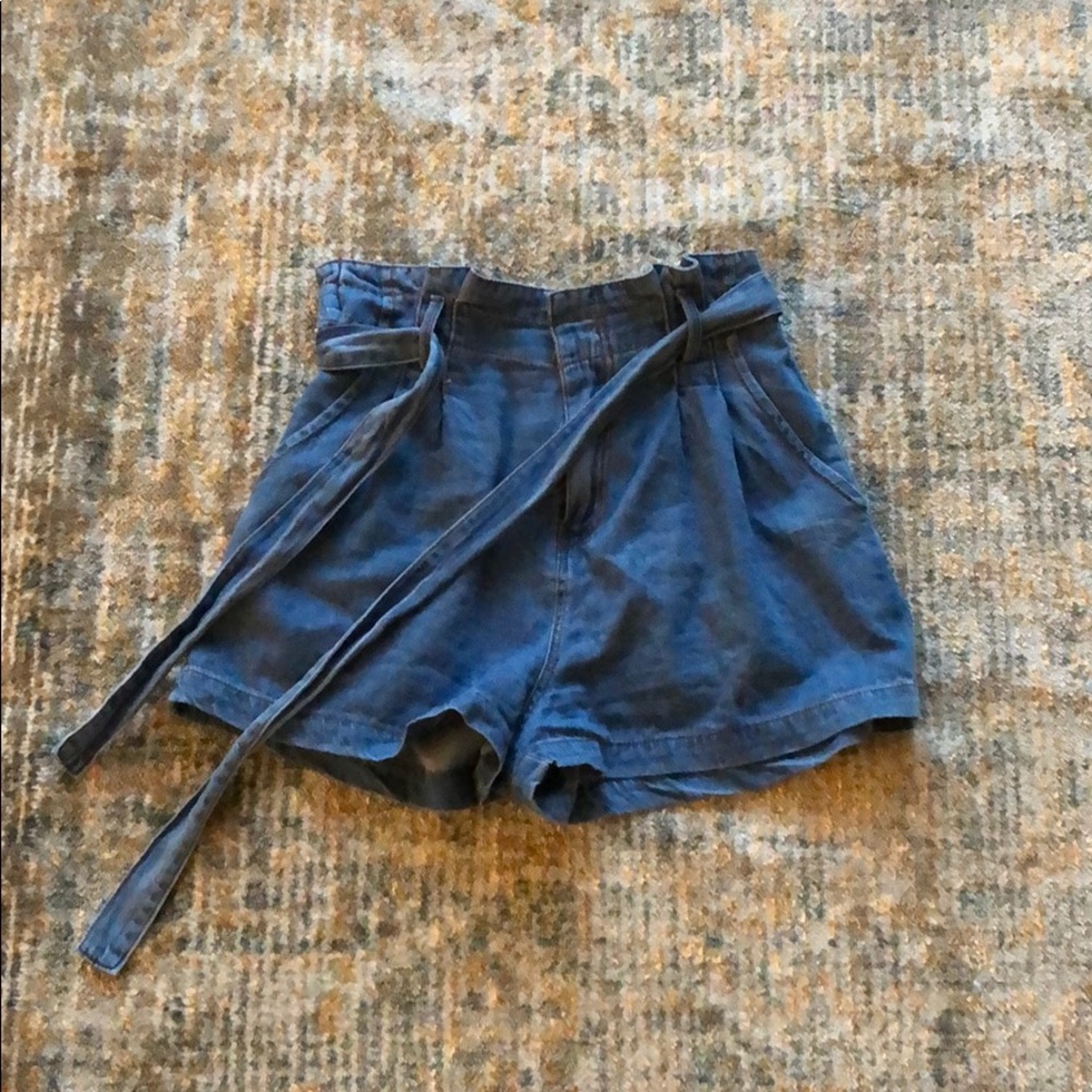 denim shorts